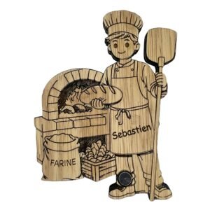 Boulanger en bois personnalisé
