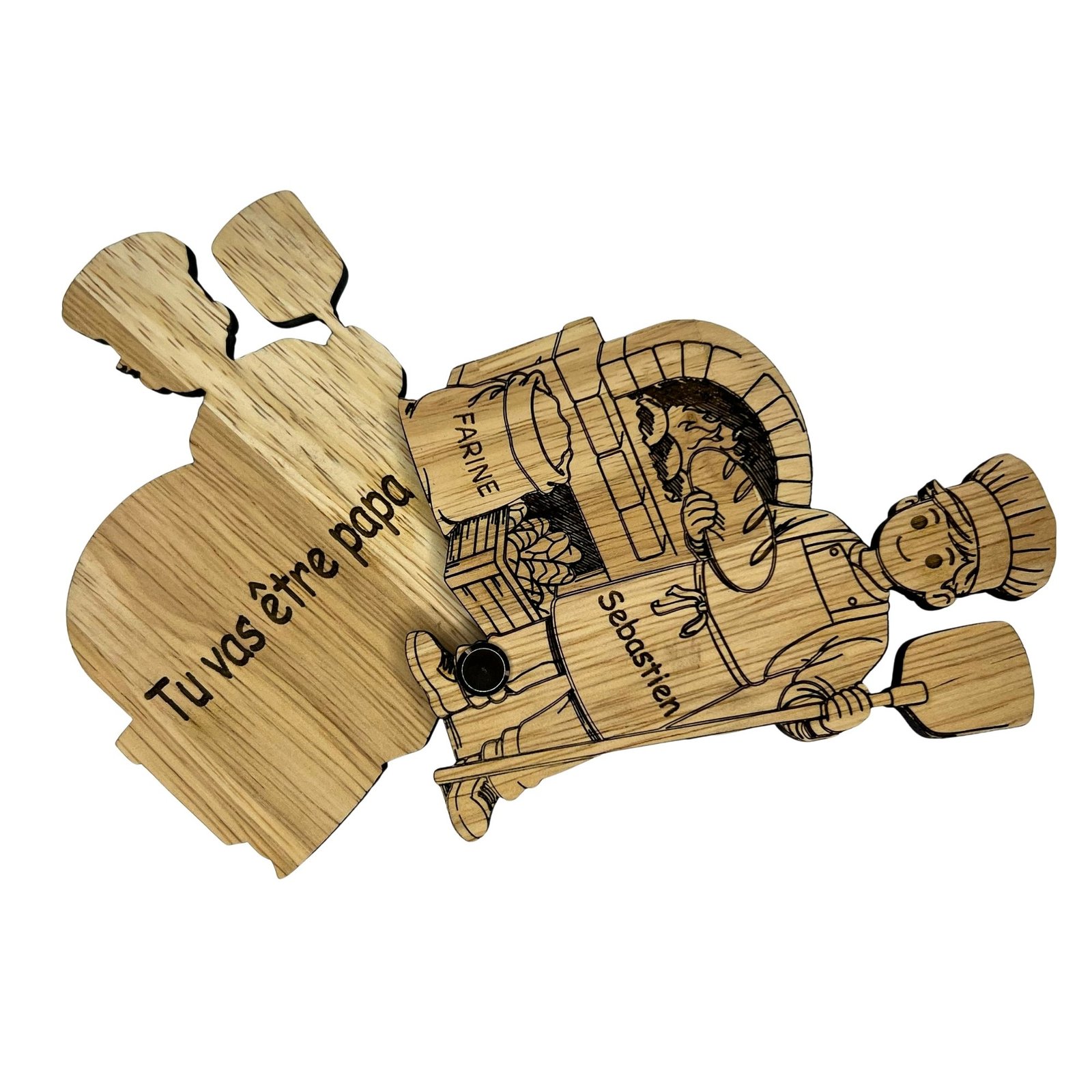 Boulanger en bois personnalisé – Image 2