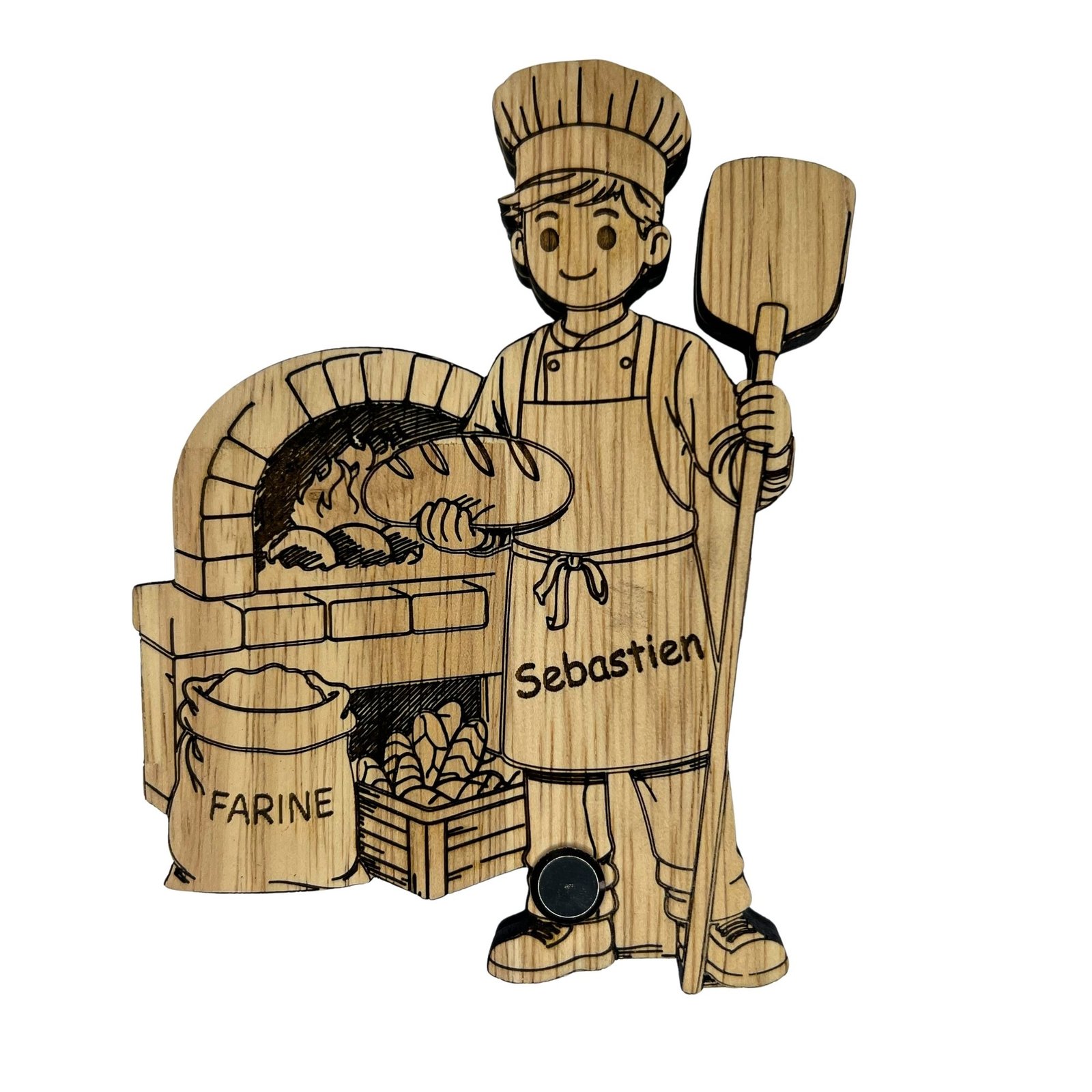 Boulanger en bois personnalisé – Image 3