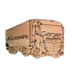 Camion en bois personnalisé
