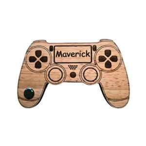 Manette de jeu en bois personnalisée