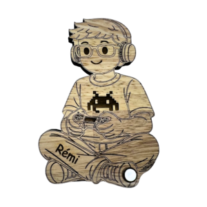 Geek personnalisé en bois