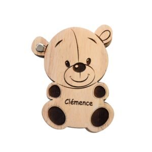 Nounours personnalisé en bois