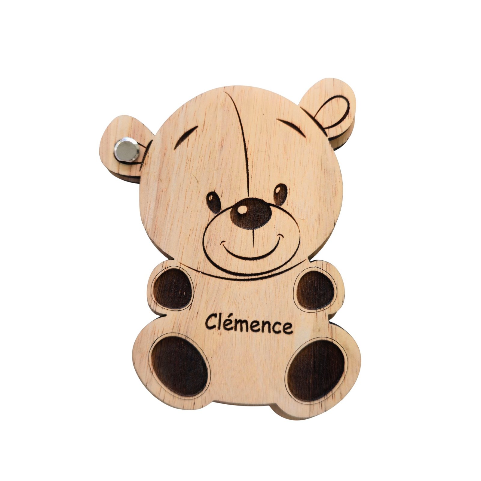 Nounours personnalisé en bois