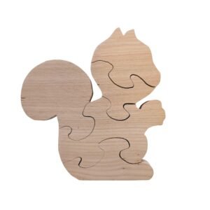 Puzzle écureuil en bois