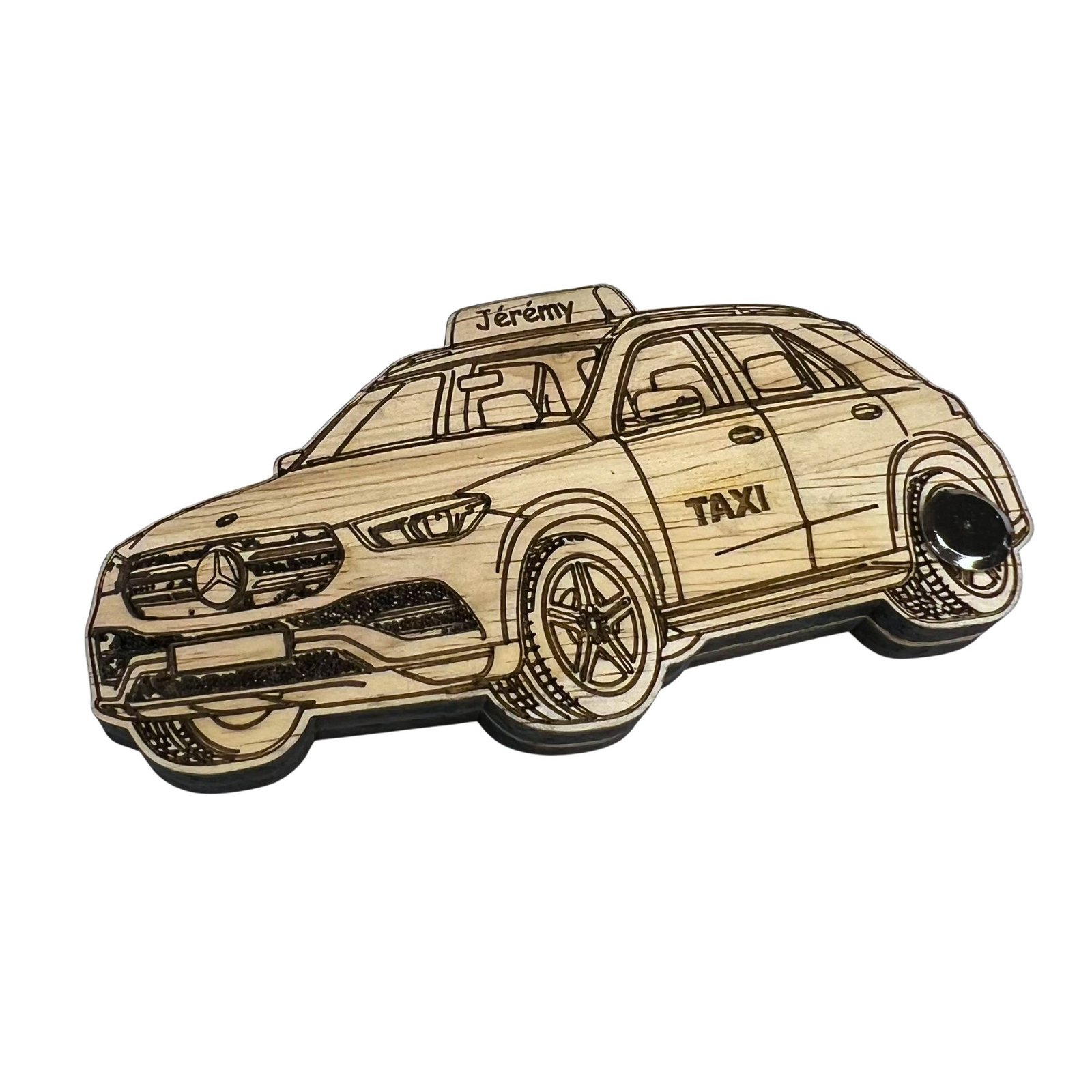 Taxi personnalisé en bois – Image 3